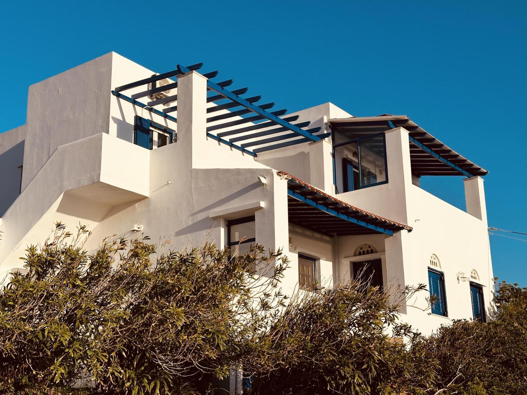 Perastra Blue Orison House Tinos For 5 Persons With Seaviewヴィラ エクステリア 写真